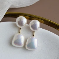 french imitation pearl earrings elegant womens earrings charm princess wedding dinner party jewelry dating accessories