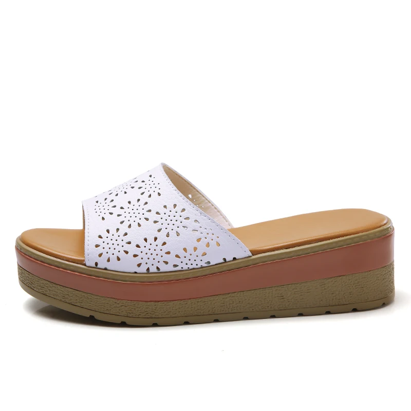 2019 женские шлепанцы Вьетнамки сандалии на плоской платформе Босоножки с