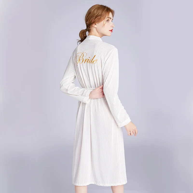 Пикантные на праздники и свадьбы для невест подружек невесты халаты | Женская