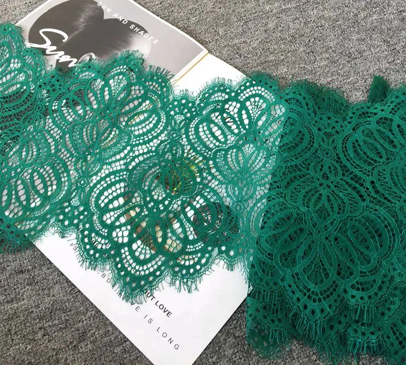 Кружевная ткань ширина 23 см длина 3 м для рукоделия | Дом и сад