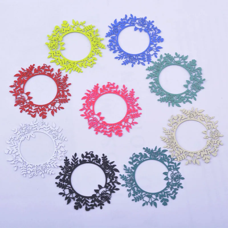 

30pcs AB6635 35*33mm Brass Round Flower Charms Earring Jewelry Accessories