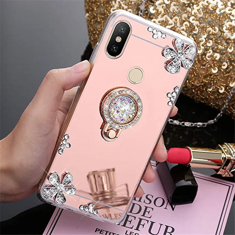 Для Xiaomi MIX 2S Mix 2 Capa полный противоударный шикарный зеркальный чехол Redmi Note 7 pro 6 6a S2 4
