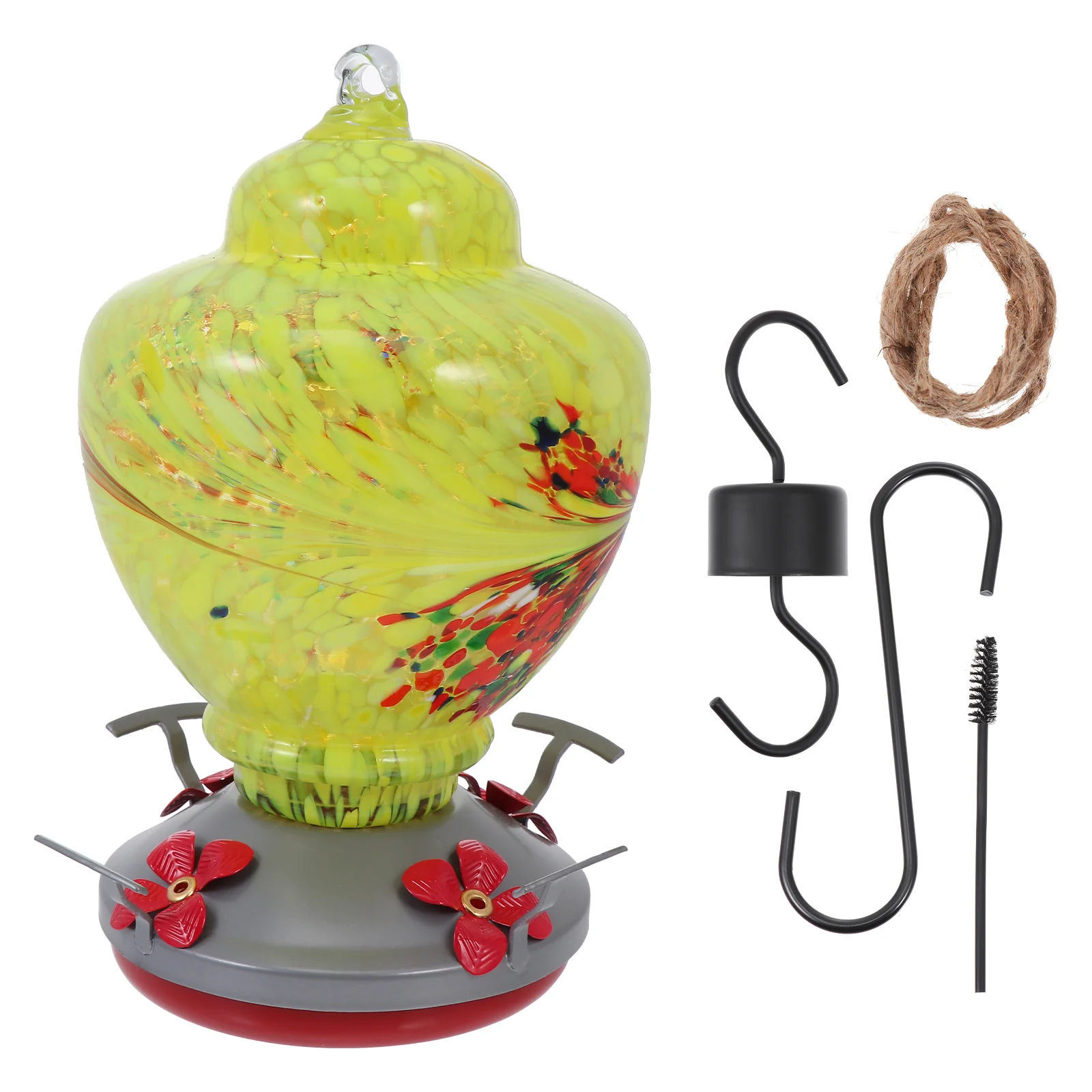 

1 шт., Кормушка Для Колибри из окрашенного стекла