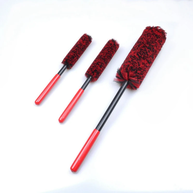 

3Pcs Microfiber Wheel Wand Car Detailing Brush Rim Brush for Cleaning Wheels, Rims, Exhaust Tips,Motorcycles,Bicycles