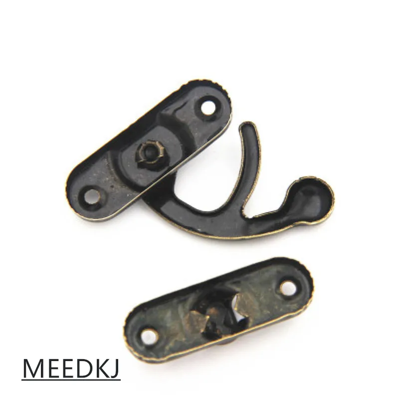 

27 * 32mm horn hook bag buckle lock hidden buckle box hook lock wooden box accessories wooden box buckle horn lock