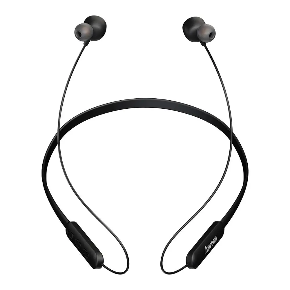 AMPCOM Bluetooth наушники беспроводные Bluetooth 5,0 спортивные наушники стерео наушники с зарядным устройством для iPhone Xiaomi