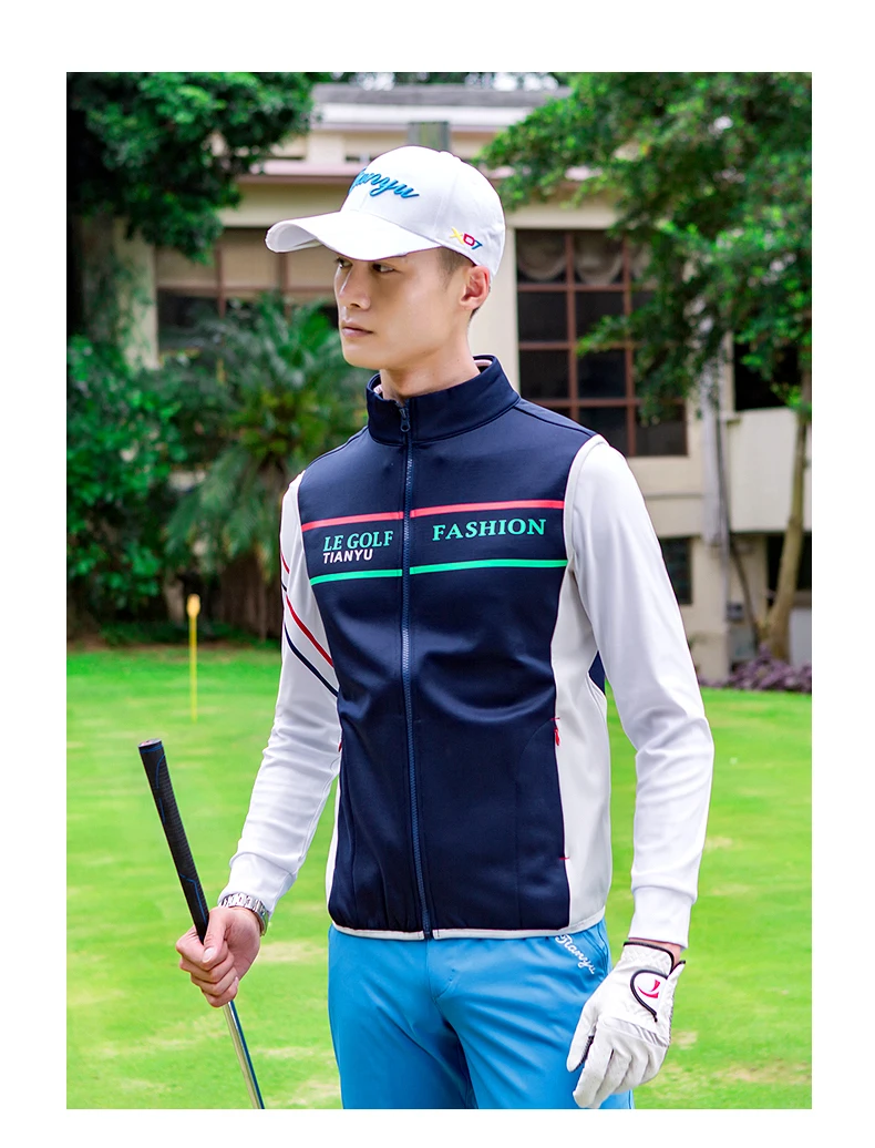 Осень-зима Толстая флисовая жилетка для гольфа мужской жилет одежда с плюшевой