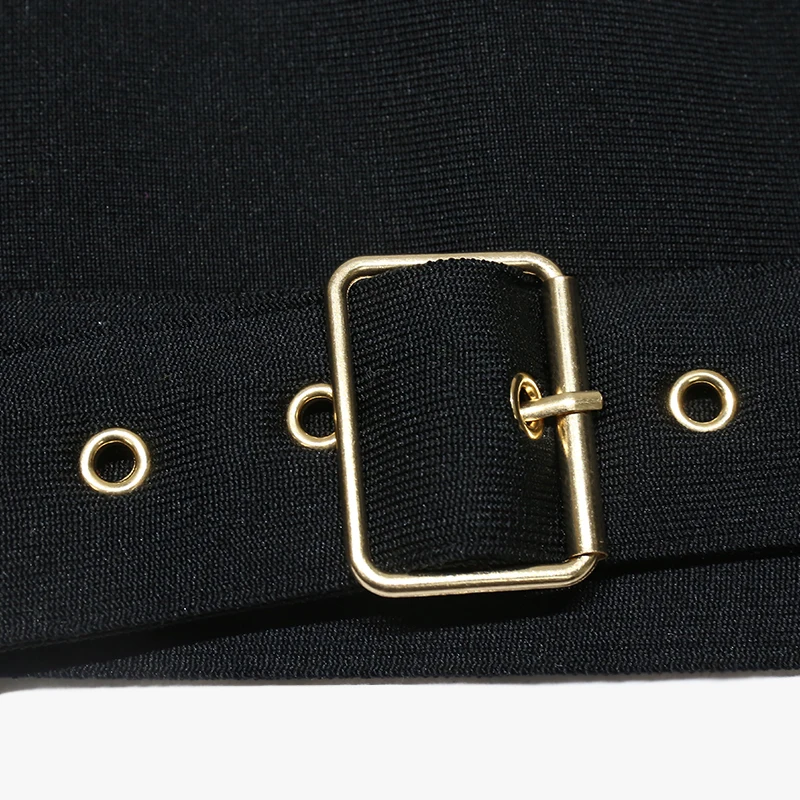 

Deer Lady Bandage Dress Set Long Slevee Bandage Dress Backless Sexy 2021 New Arrivals Bodycon Celebrity Club Night Party Dress