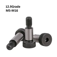 black grade 12 9 hex hexagon socket cap head shoulder screws roller bearing bolt convex bolts m5 m6 m8 m10 m12 m16