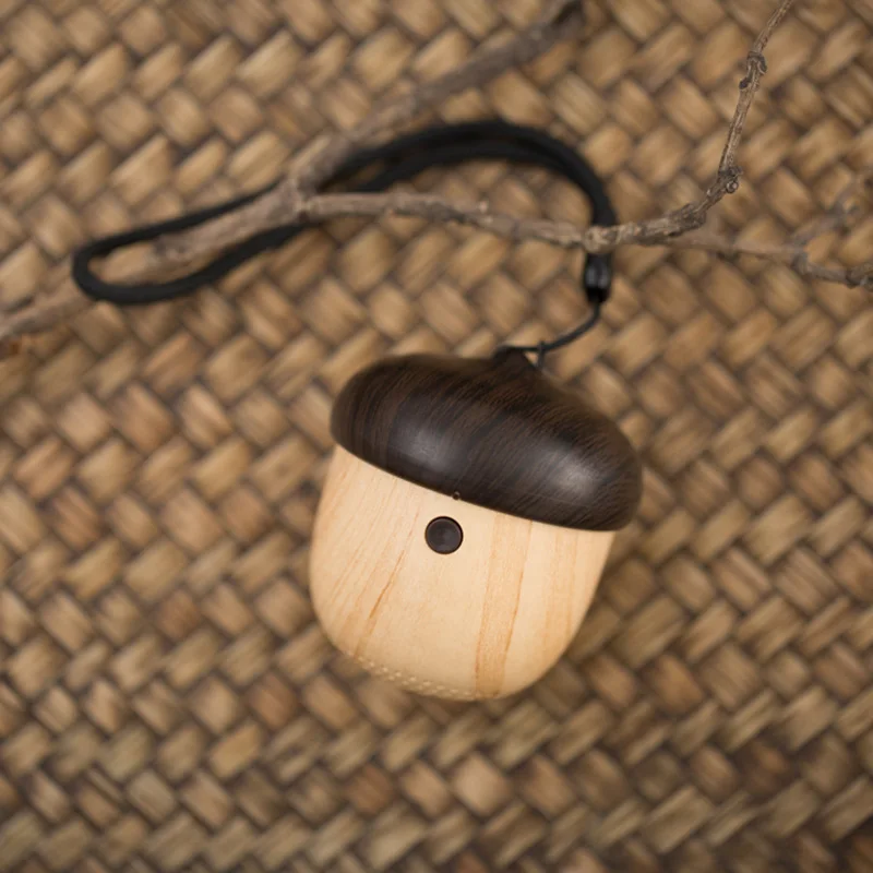 J2 деревянная гайка беспроводной мини Bluetooth динамик стерео звук сумка кулон Новое поступление