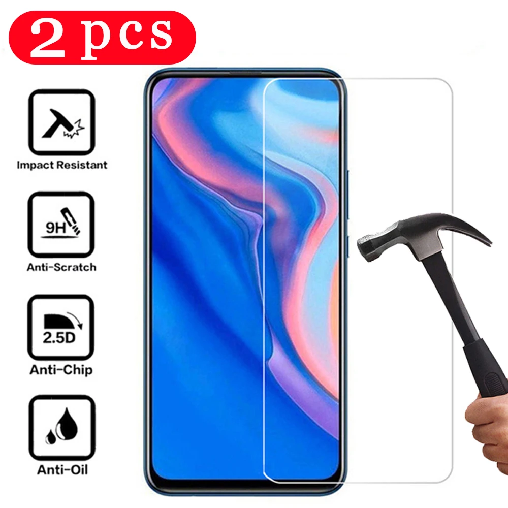 Закаленное стекло для huawei p smart Z plus 2018 2019 2 шт. Защитная пленка экрана