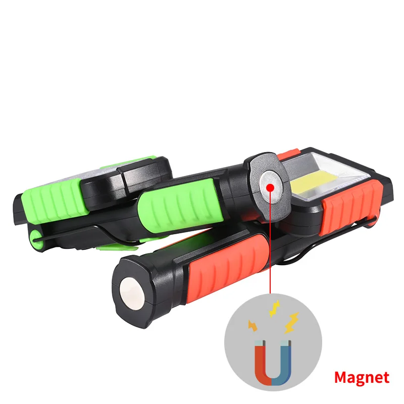 Складной светодиодный светильник GIJOE магнитный портативный прожектор 3 режима
