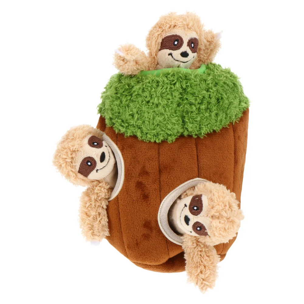 

4Pcs Interactive Dog Squeaky Plush Hide and Seek Activity Game Toys for Dogs