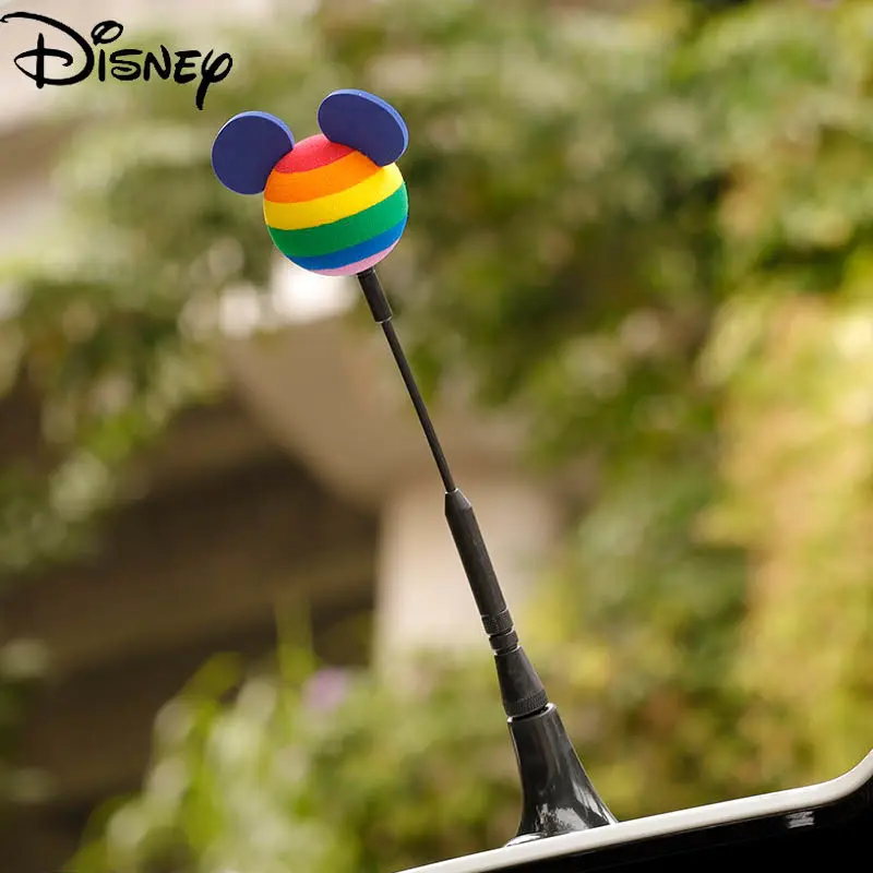 

Disney Cartoon Mickey Car Antenna Doll Roof Decoration Antenna Ball Bee Sting MIMI Antenna Modification Universal
