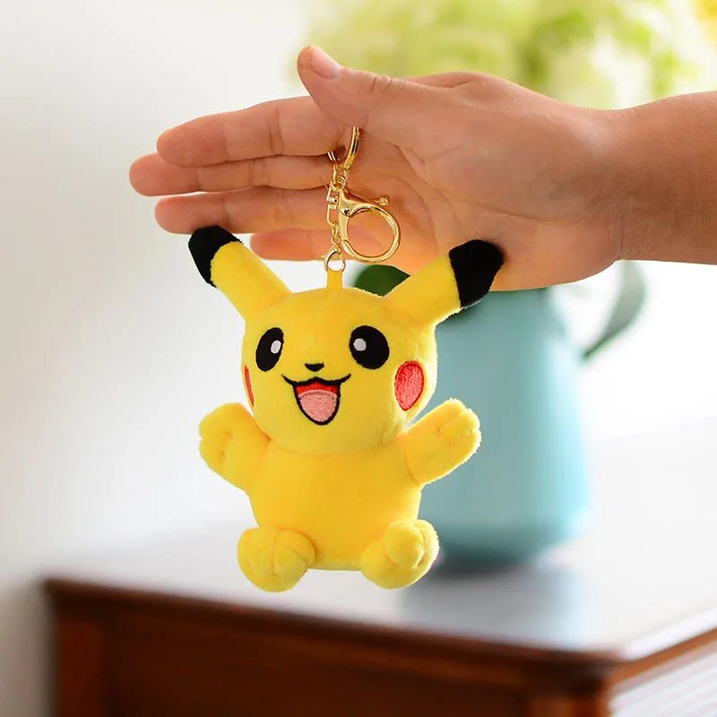 Высокое качество аниме 12 см Пикачу Плюшевые игрушки коллекция плюшевые куклы