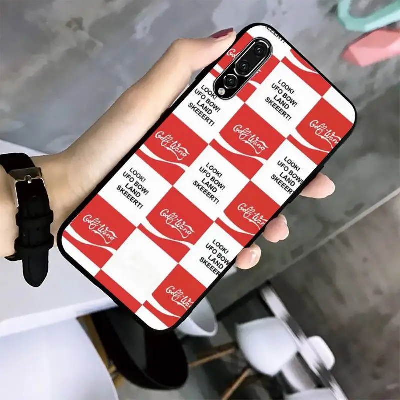 

YNDFCNB Golf fashion Phone Case For Huawei G7 G8 P7 P8 P9 P10 P20 P30 Lite Mini Pro P Smart Plus Black Soft TPU cove fundas