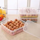 Контейнер для хранения большой емкости, квадратный прозрачный контейнер для хранения еды, пельменей, яиц, герметичный контейнер для хранения, пластиковая коробка