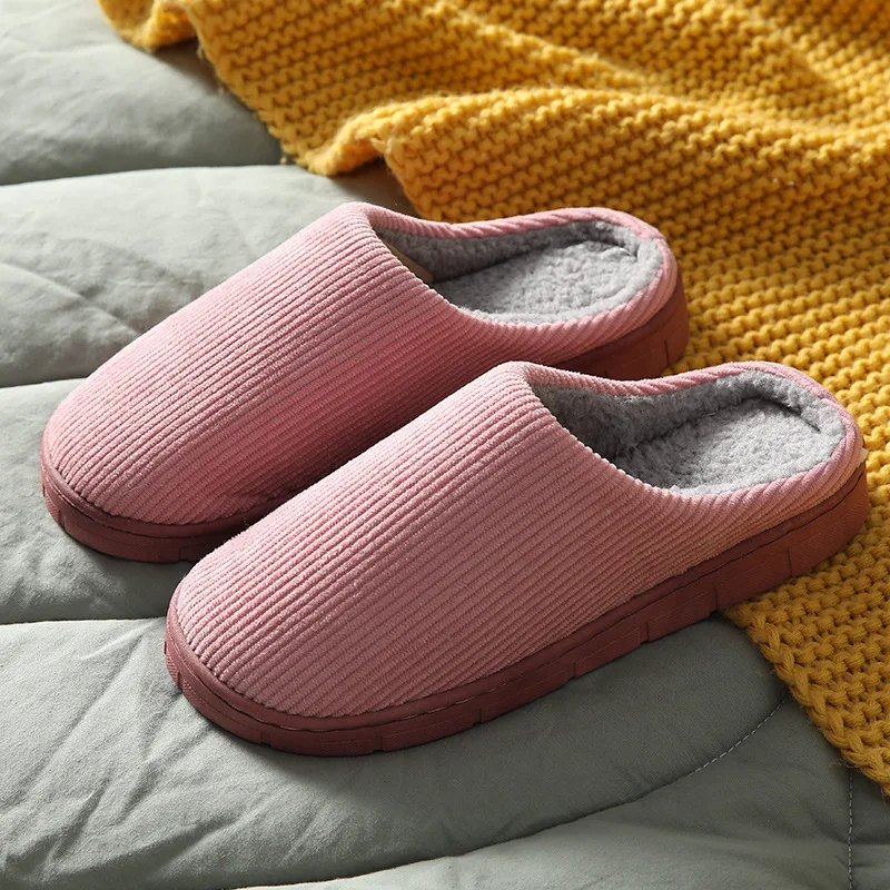 

2021fashionCotton Slippers Women's Thick Bottom Winter Household Home Indoor Warmth Cotton Slippers Non-slip Floor Slippers