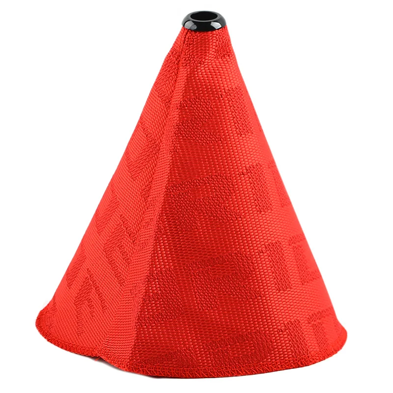 Чехол для рычага переключения передач JDM универсальный с красной строчкой |