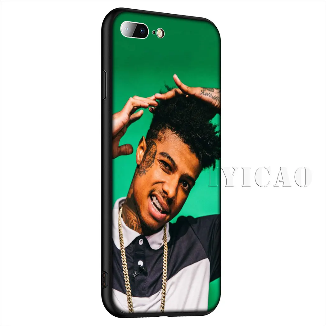 8 Мягкий силиконовый чехол для телефона Blueface Rapper для iPhone 11 Pro Max XR X XS Max 6 6S 7 8 Plus 5 5S SE - Цвет: 8