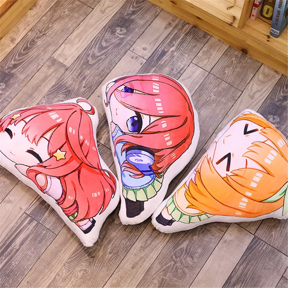 45 см аниме Go Toubun No Hanayome очень женственный и Quintuplets Накано Ichika Мику Cos плюшевая
