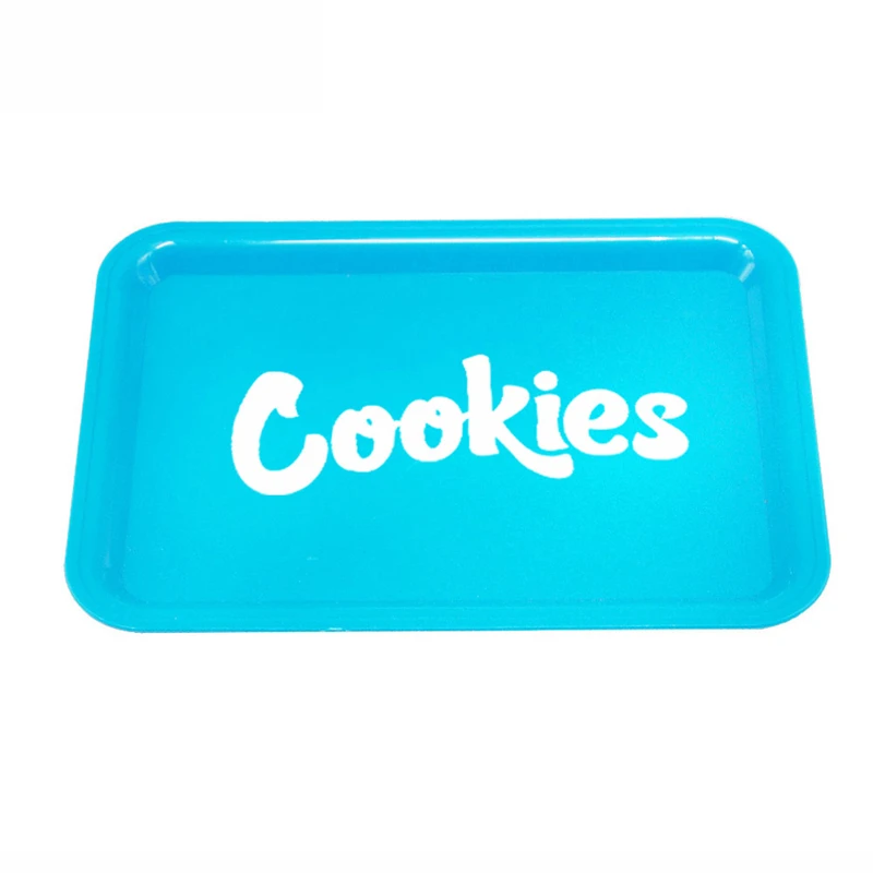 

2021 New Cookies Cigarette Tray Plastic Herb Weed Box Cigarette operation Panel Smoking Accessories Trays Cigarette accessories