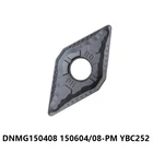 Оригинальные токарные инструменты DNMG15 DNMG150408-PM DNMG150604-PM YBC252, втулки для токарного станка DNMG 150408 150604 150608