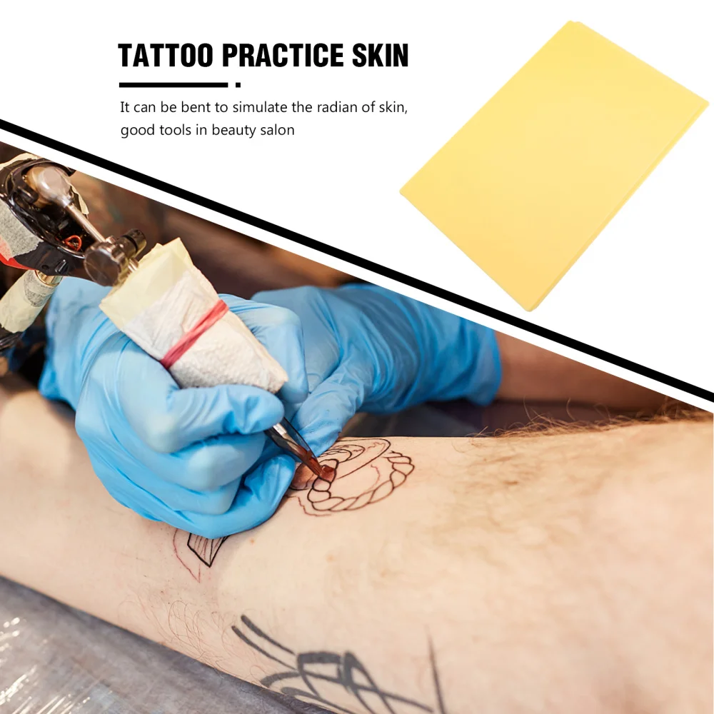 

10Pcs Silicone Artificial Skins Beauty Parlor Human Embroider Practice Skins