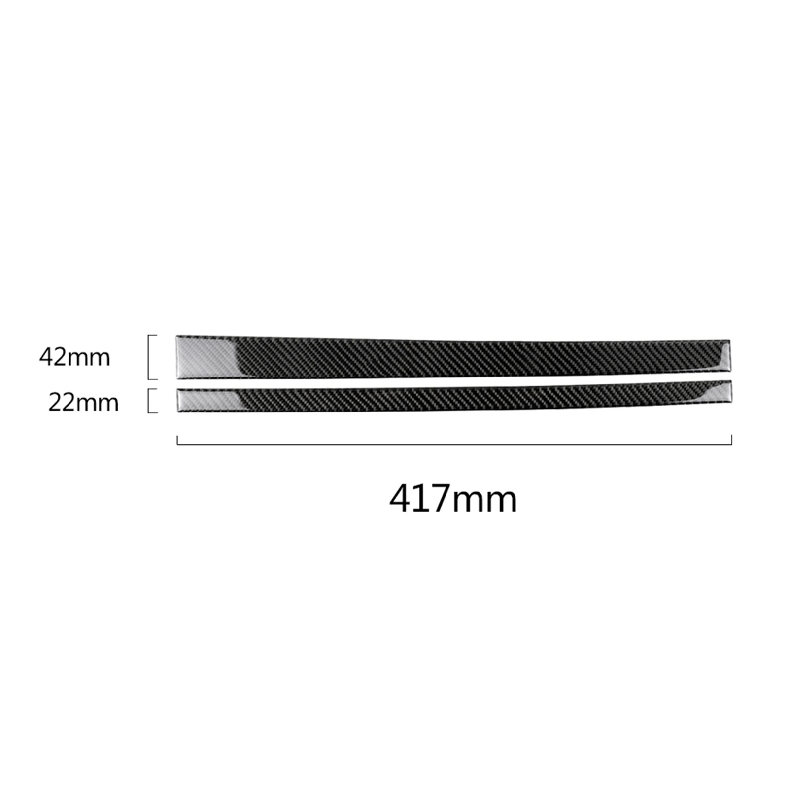 

2Pcs/Set Carbon Fiber Co-pilot Storage Box Stickers for Lexus IS250 Right Drive Automotive Interior Stickers