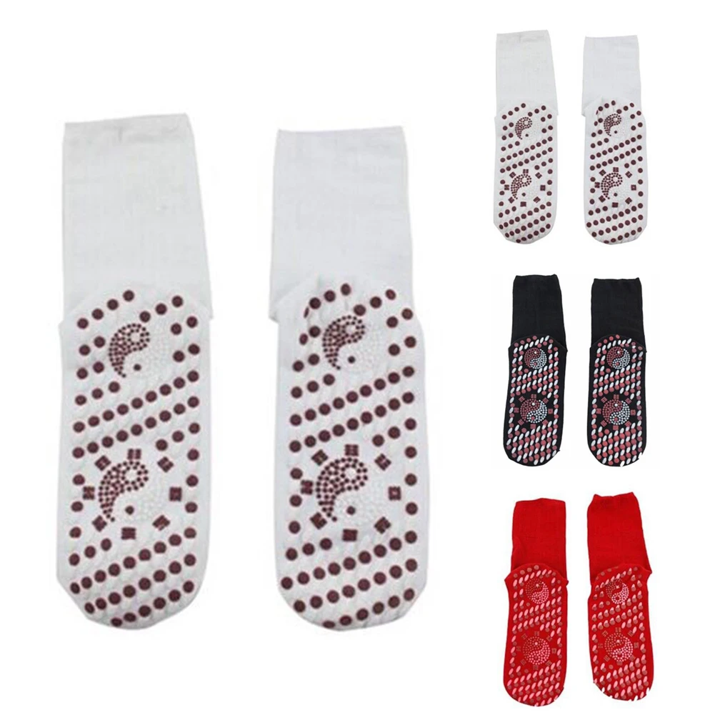 Магнитный турмалиновый самонагревающийся массажные носки удобные зимние теплые