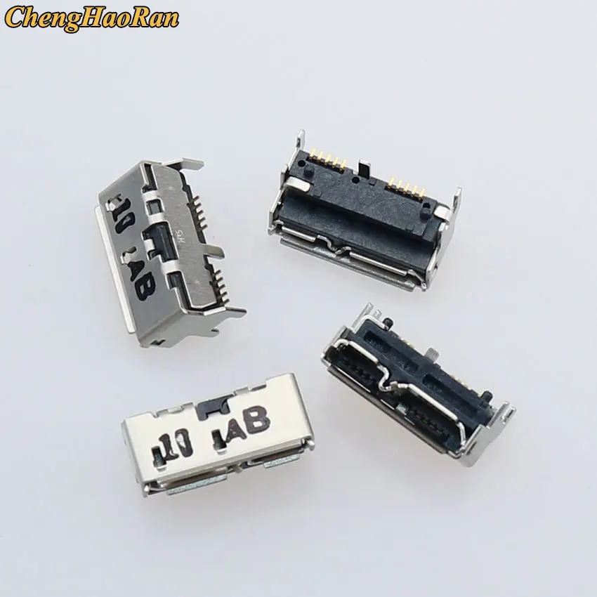 ChengHaoRan 2 шт. Micro USB 3 0 Jack 10pin гнездовой кабель для зарядки порт мобильного жесткого