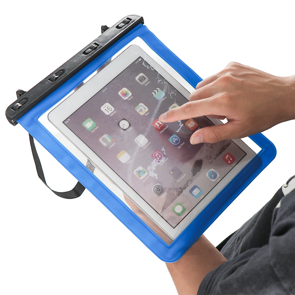 Прозрачный водонепроницаемый чехол для сенсорного экрана дайвинга и iPad сухая