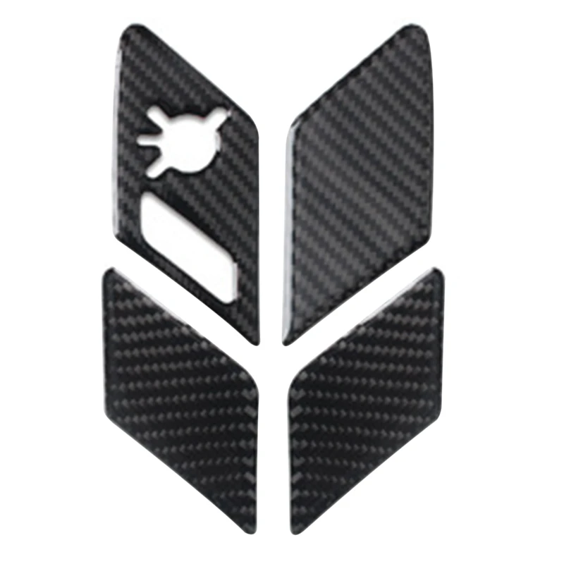 

for Golf 7 MK7 2014-2019 Styling Inner Door Lock Switch Panel Trim Cover Carbon Fiber Decal Interior Sticker