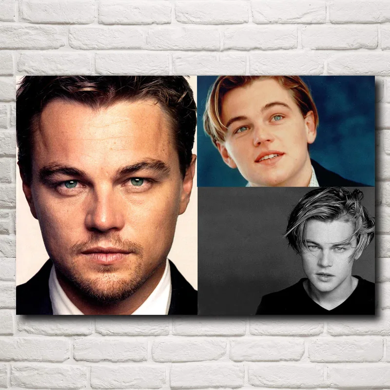 Foocome Leonardo DiCaprio Современное украшение для дома фотографии Классические Постеры и