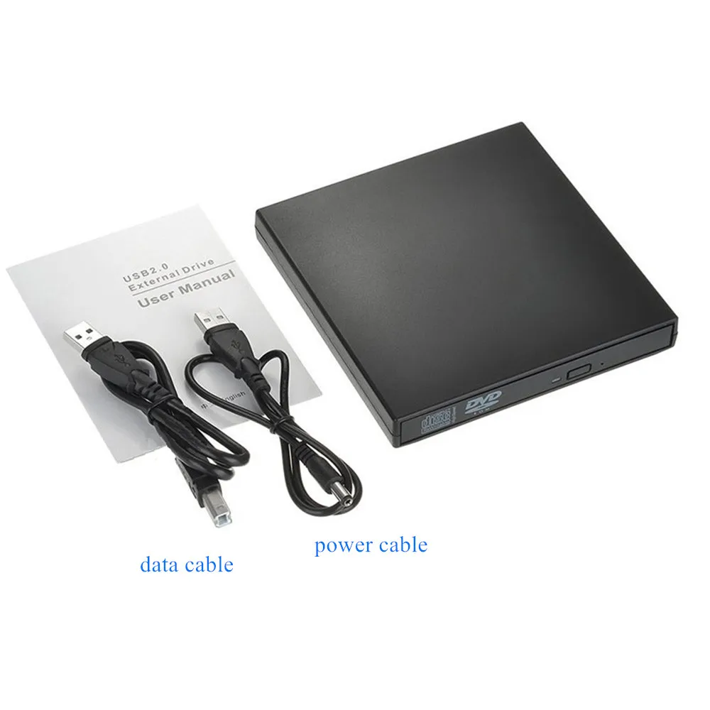YiYaYo USB 2 0 CD RW ГОРЕЛКА оптический привод Внешний DVD Combo CD/DVD ROM портативный плеер для