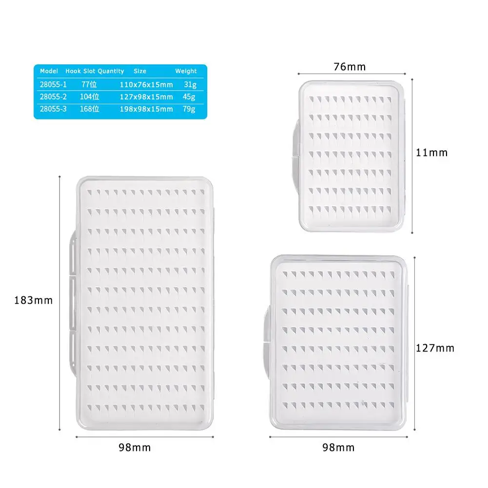 Портативный водонепроницаемый контейнер для хранения нахлыстом приманки форели