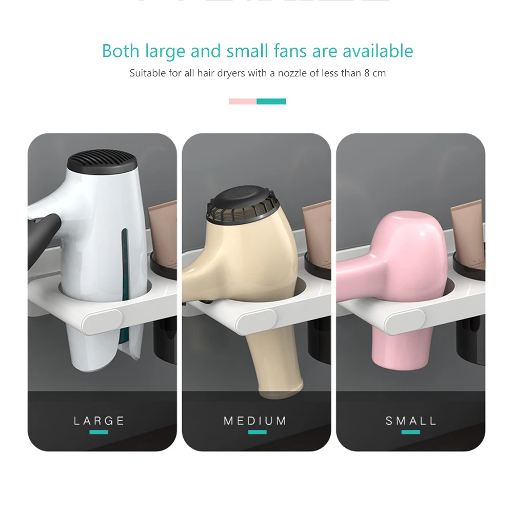 Вешалка для сушки волос держатель расчески органайзер хранения в ванной комнате