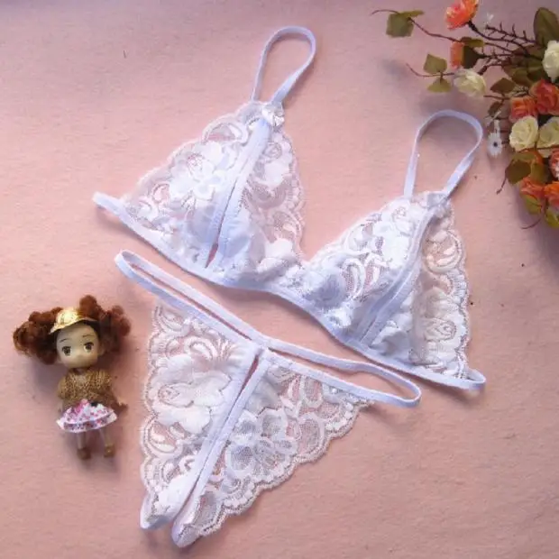 Сексуальное нижнее белье с V-образным вырезом эротическое кружевное прозрачное