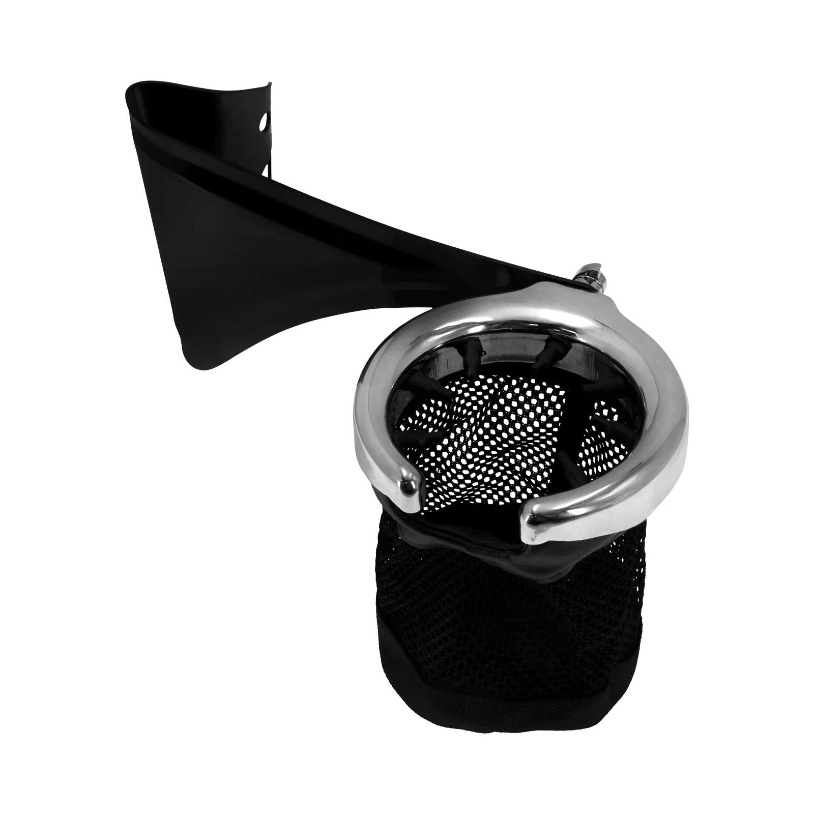 Online Soporte De Bebidas Para Pasajero De Motocicleta, Con Cesta De Malla, Taza De Agua Trasera De Acero Para Harley Touring 14-20 CVO Electra Road Glide