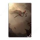 Subnautica-жнец Левиафан металлические знаки настенный Паб Бар пещера смешной Настенный декор оловянные знаки плакаты