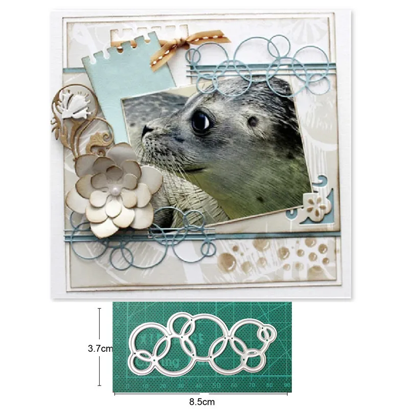 Ремесленные штампы с пузырьковой полосой металлические для резки штампованные