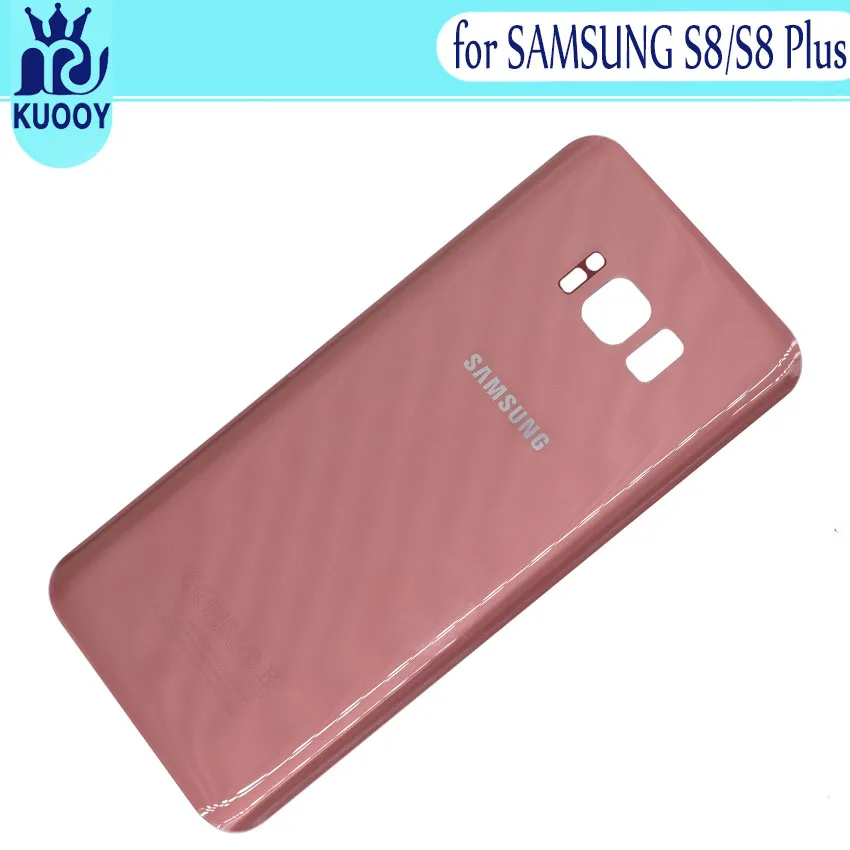 S8 Батарея Крышка для samsung Galaxy G950 G955 S8 плюс Батарея двери Корпус Замена Ремонт Запчасти+ 3 М клей