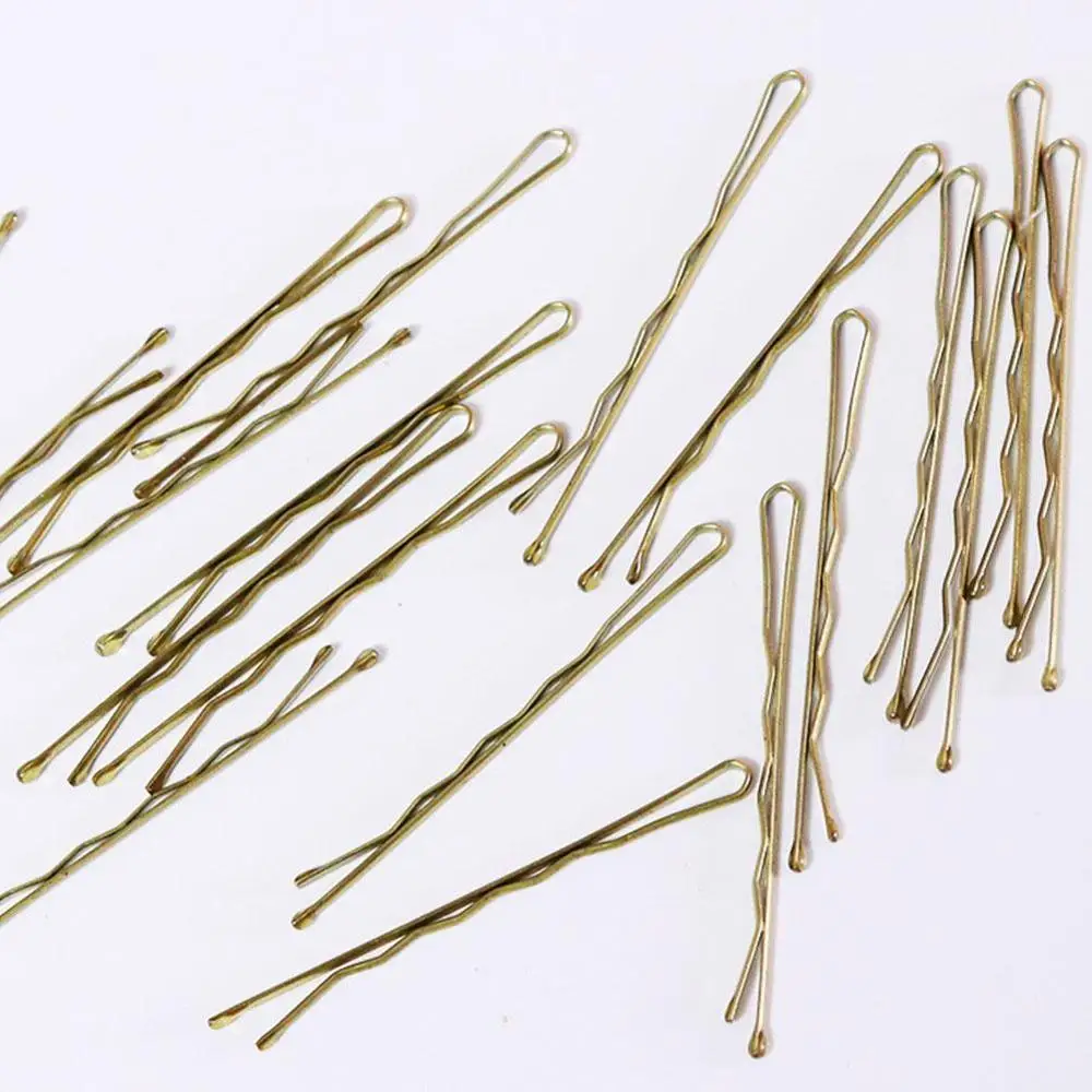 Женская заколка для волос в Корейском стиле Золотистая ретро аксессуары оптовая