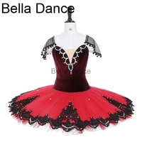 red ballet tutu dress classical profissional don quixote variation ballet tutus swan lake variation ballet dance costumelt0002