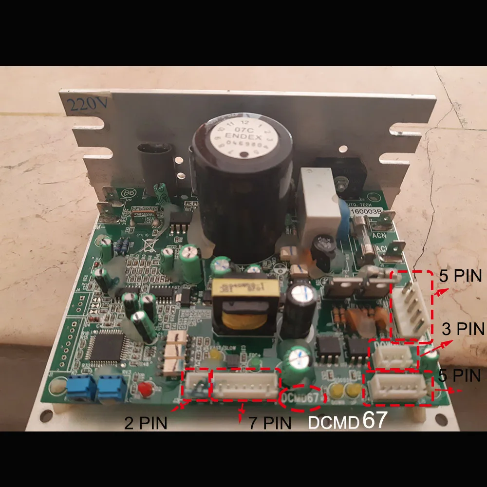 Сменный контроллер мотора для беговой дорожки DK city NB702028 совместим с печатной