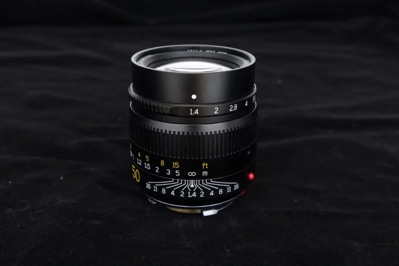 TTartisan 50 мм F1.4 ASPH полная Рамка ручная фокусировка Объективы для камер Leica M-Mount как