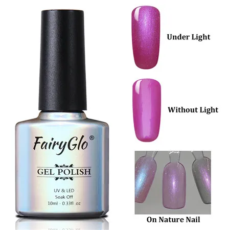 9523 FairyGlo 10 мл Гель-лак для ногтей жемчужный Блестящий УФ-Гель-лак замачиваемый долговечный дизайн ногтей Гель-лак Гибридный лак - Цвет: 9523
