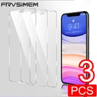 3 шт., Защитное стекло для iPhone 11 Pro Max X XR XS Max 8 7 6 6S Plus 5
