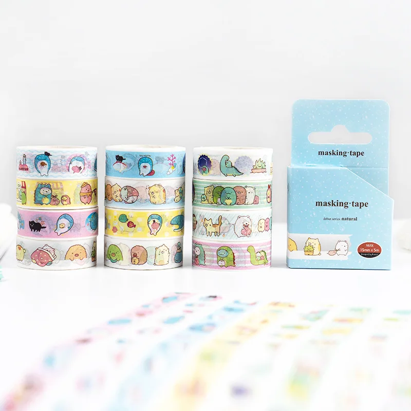 15 мм японский сумикко гураши маскирующая Васи Лента Скрапбукинг креативный