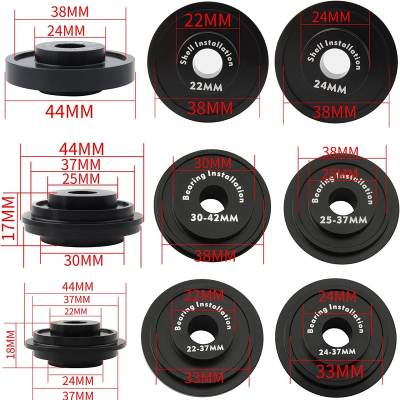 

Bicycle Bottom Bracket Install Removal Tool MTB Bottom Holder Remover Kit Axle Disassembly for BB86/30/92/PF30